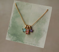 Mismatched Jewel Necklace