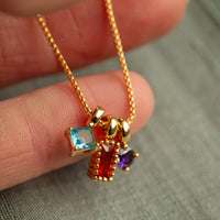 Mismatched Jewel Necklace