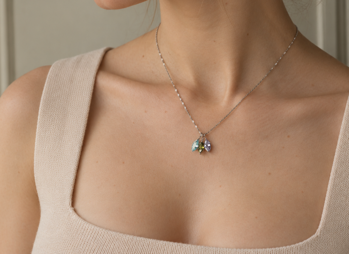 Trio Charm Necklace