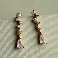 Gold Waterfall Earrings
