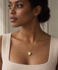 Vintage Heart Locket Necklace