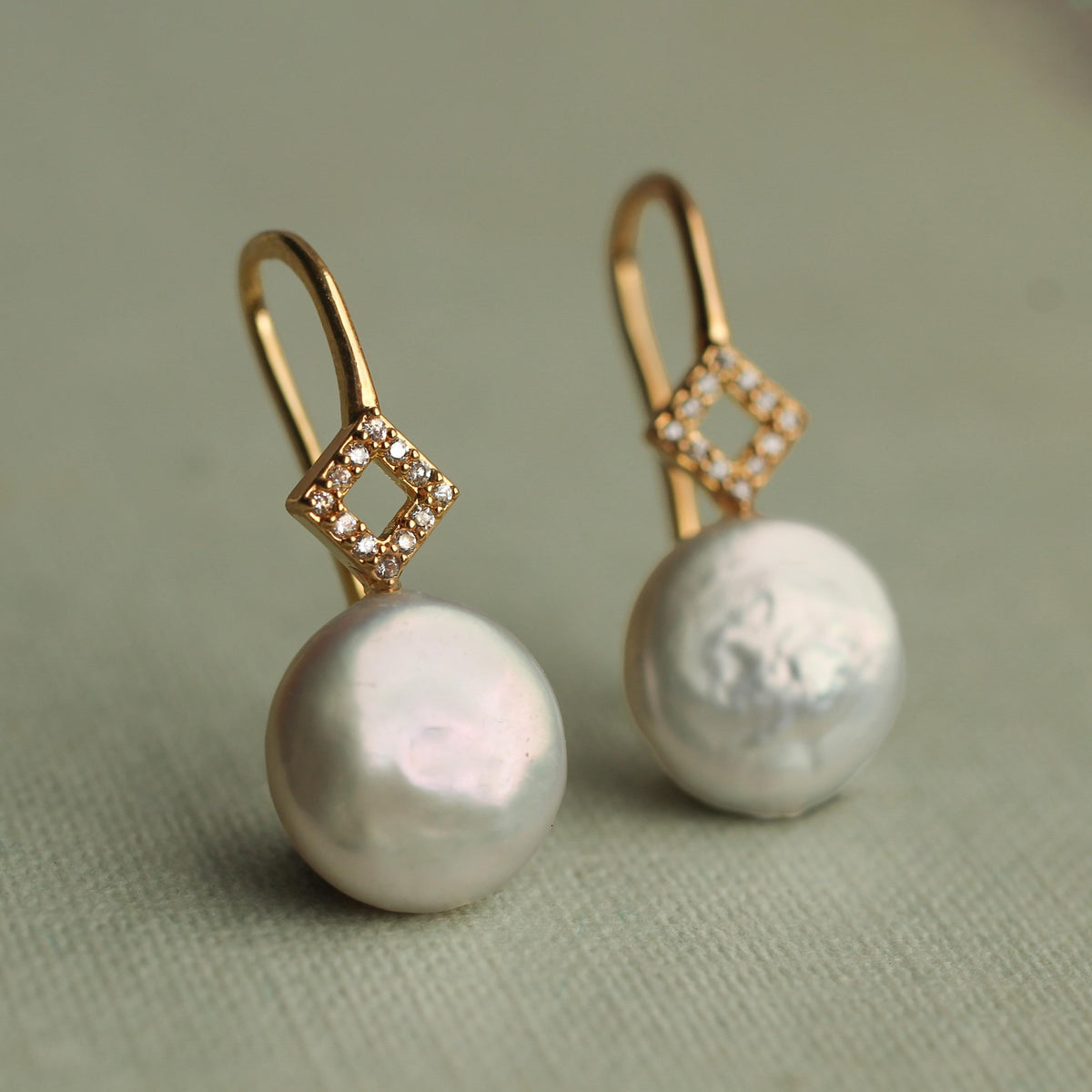 Baroque Freshwater Pearl Earrings