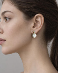 Opal Freshwater Pearl Earrings