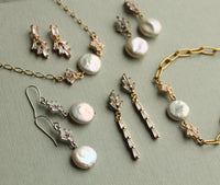 Crystal Baguette Drop Earring