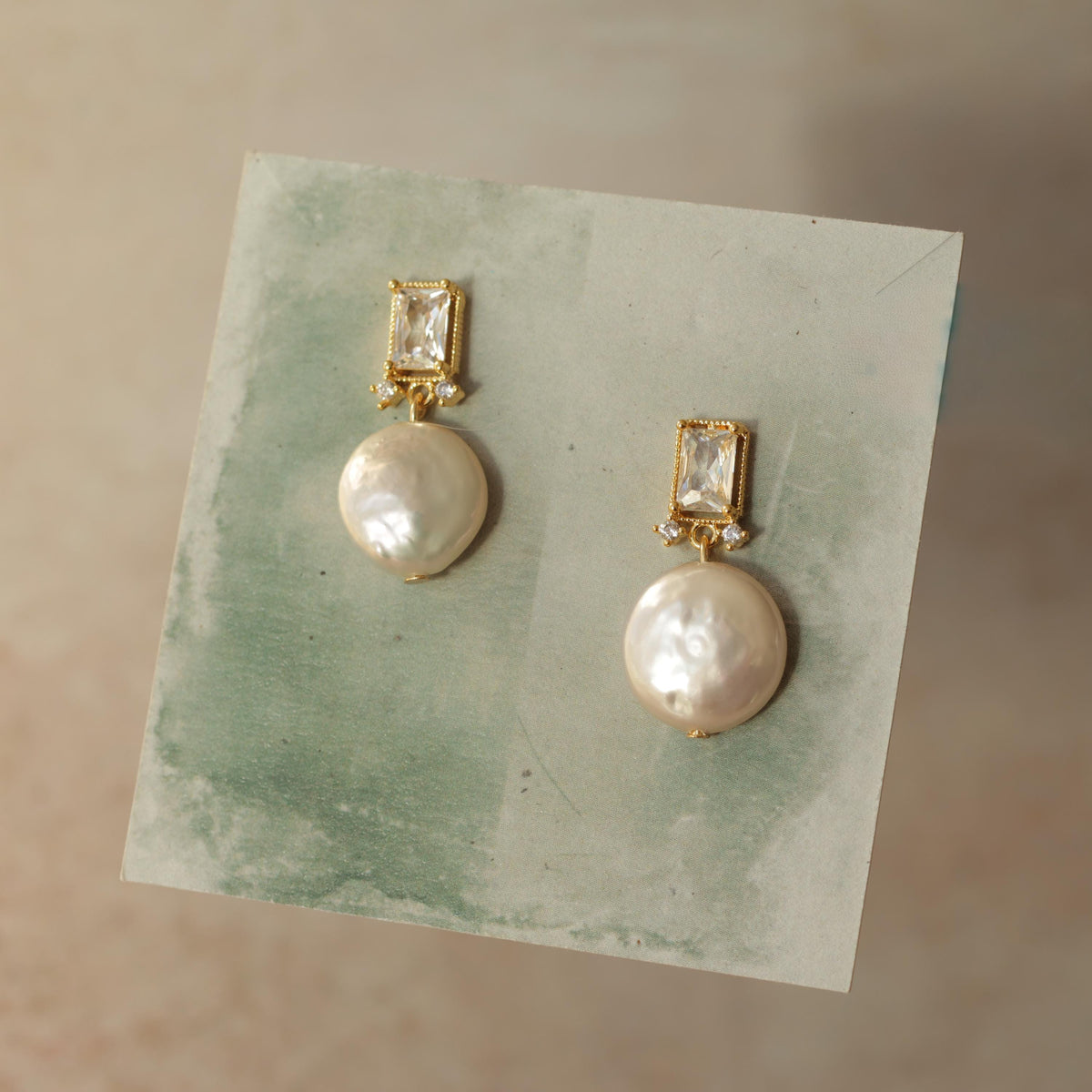 Regency Pearl Bridal Earrings