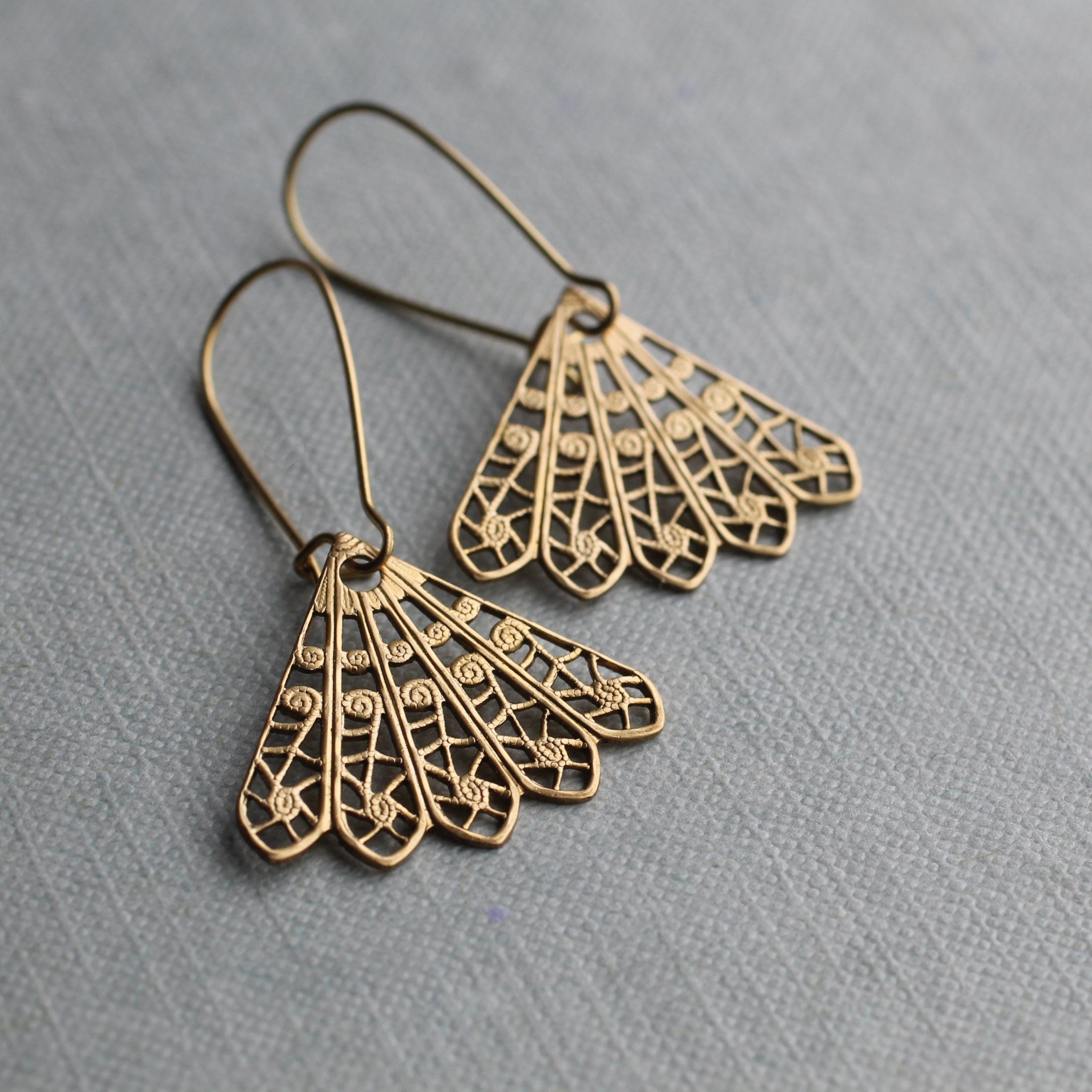 Filigree Fan Earrings