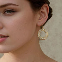Grapevine Hoop Earrings