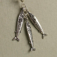 Catch of the Day Silver Fish Necklace