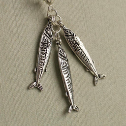 Catch of the Day Silver Fish Necklace