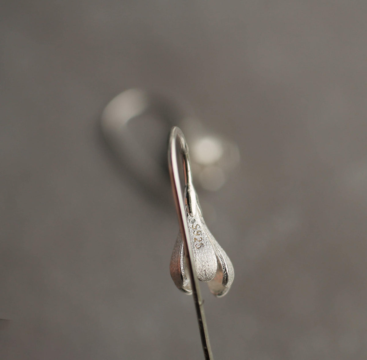Sterling Silver Snowdrop Earrings