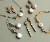 Freshwater Pearl Statement Bridal Earrings