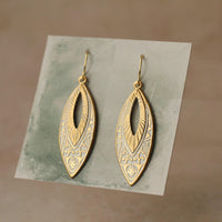 Aztec Navette Earrings