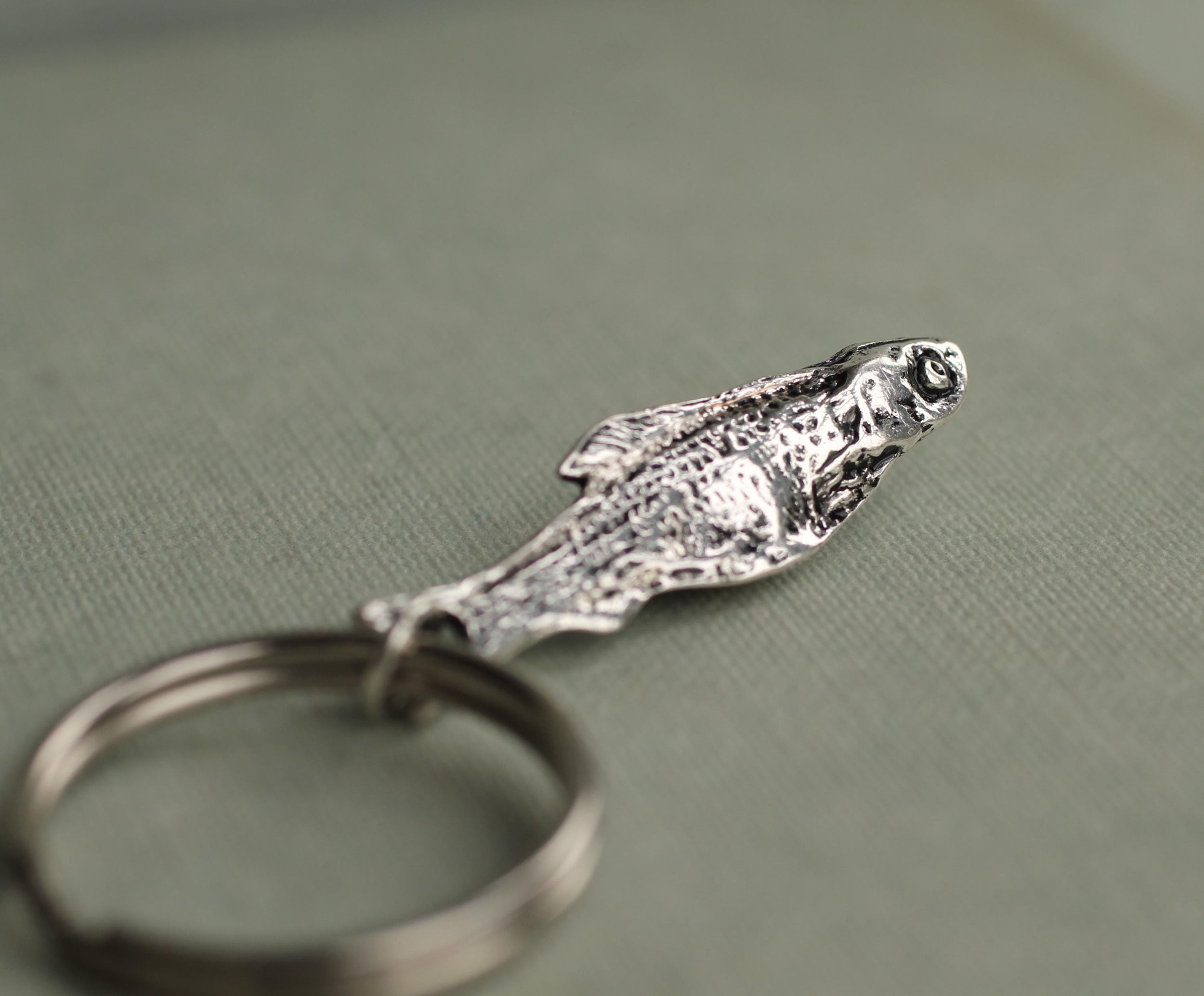 Sardine Charm Keyring