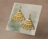 Filigree Fan Earrings