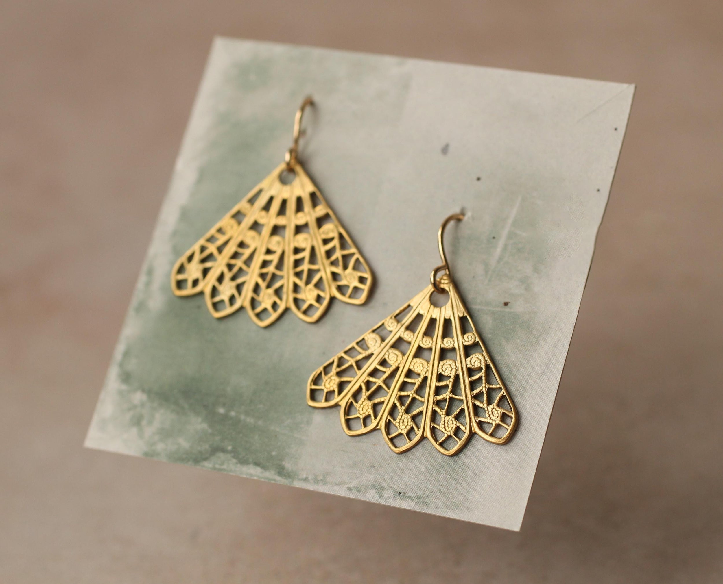 Filigree Fan Earrings