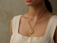 Lily of the Valley Heart Locket