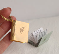 Story Book Keyring