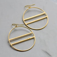Modern Hoop Earrings