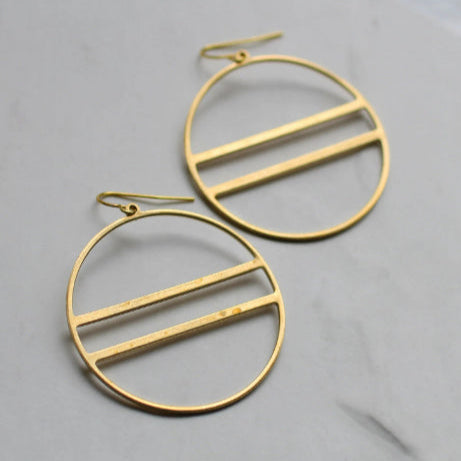 Modern Hoop Earrings