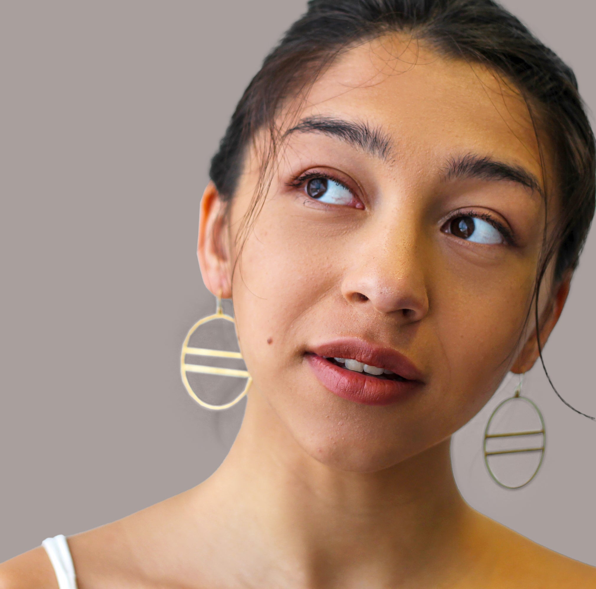 Modern Hoop Earrings