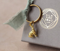Tiny Rabbit Keyring