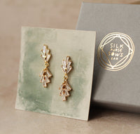 Art Deco Crystal Drop Earrings