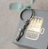 Sardine Charm Keyring
