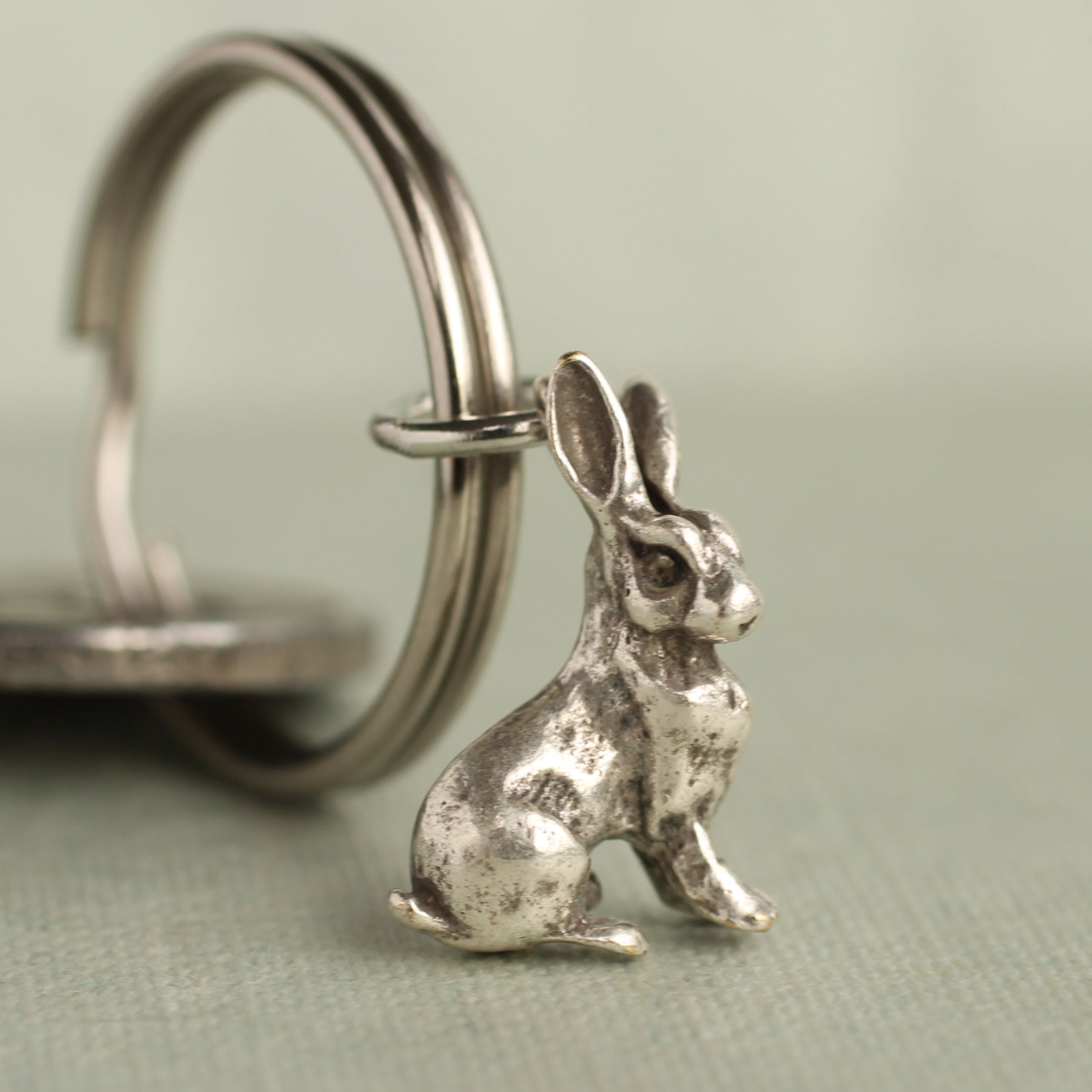 Tiny Rabbit Keyring