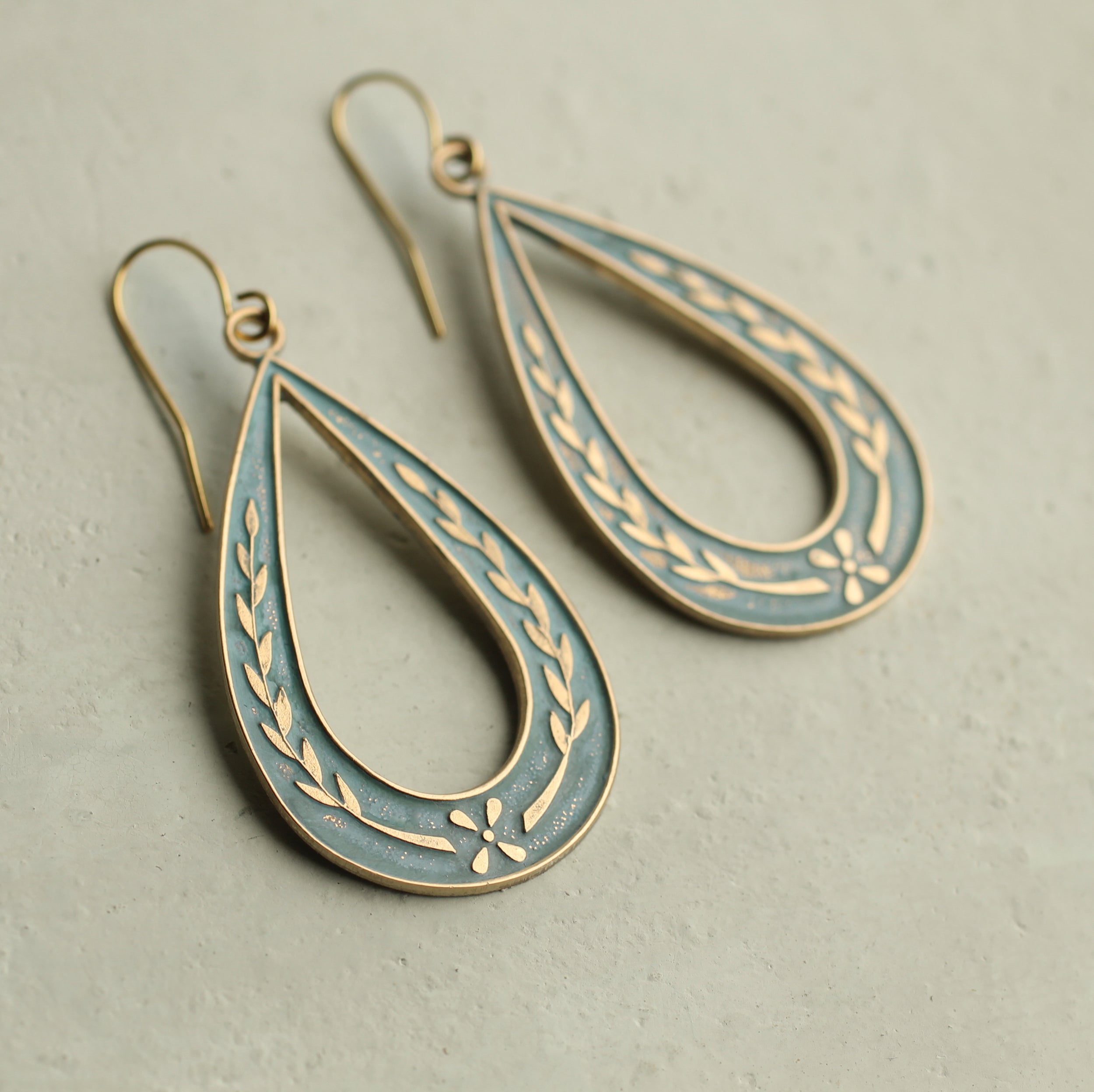 Sprig Hoop Earrings