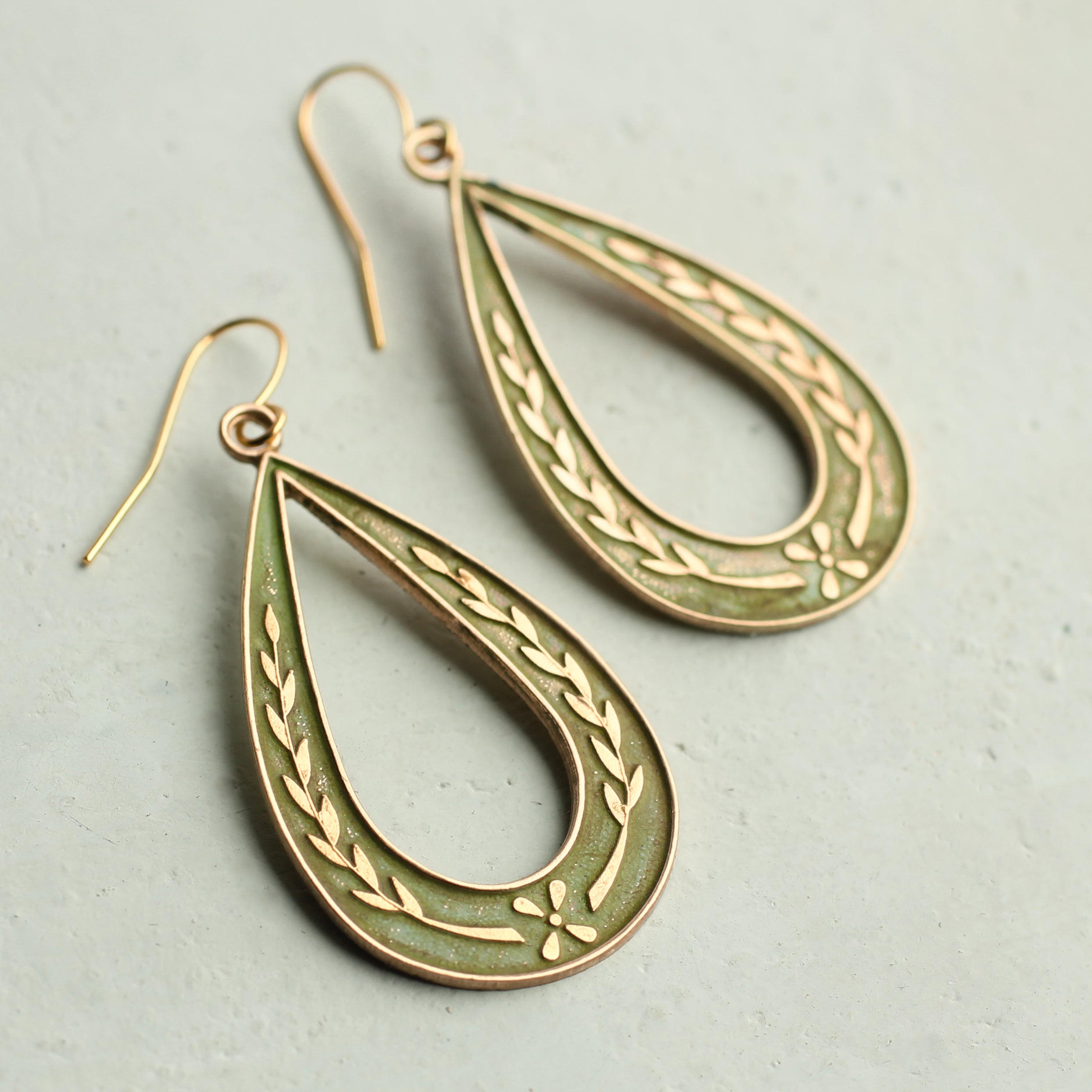 Sprig Hoop Earrings