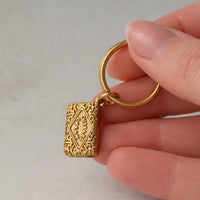 Custard Cream Biscuit Keyring