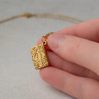 Custard Cream Biscuit Necklace